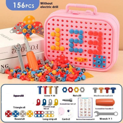 136pc Screwdriver Play Set