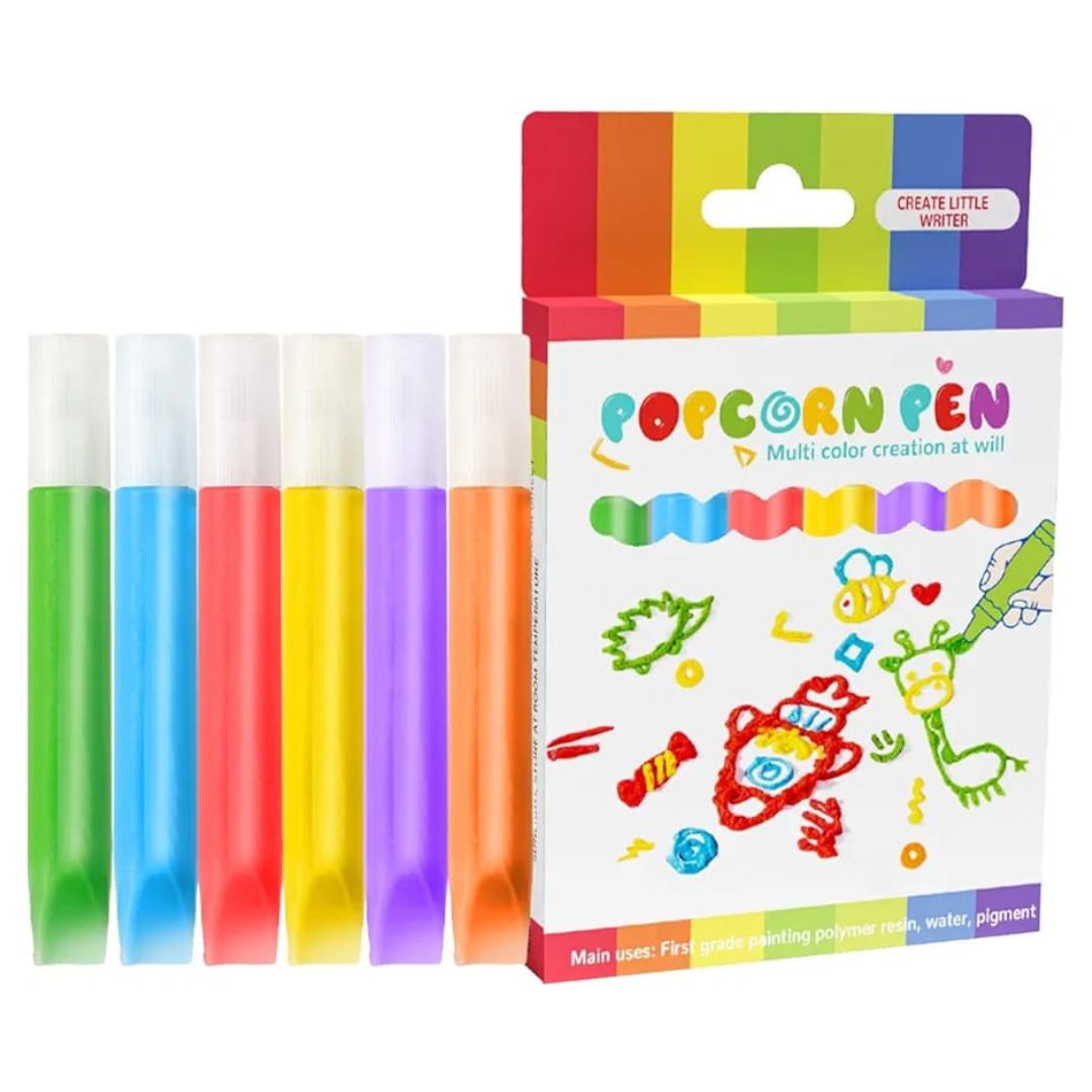 6pc Popcorn Pen
