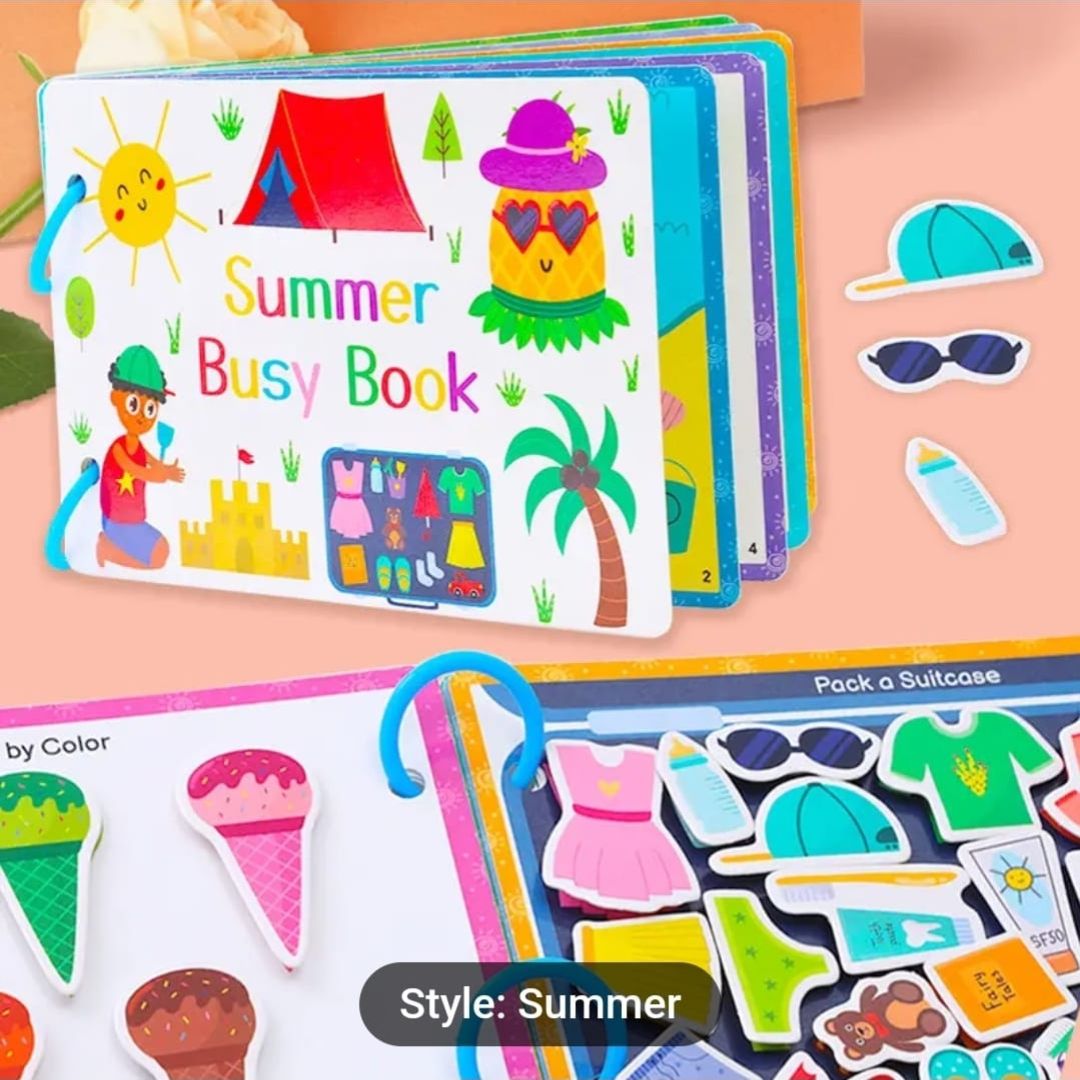 Kids Sensory Season Book