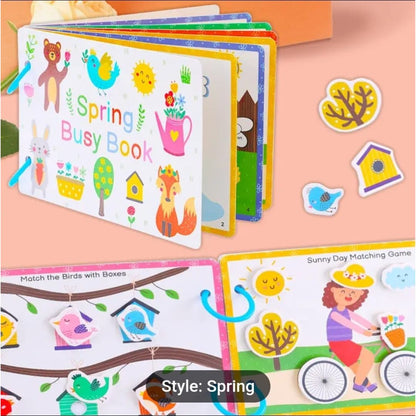 Kids Sensory Season Book