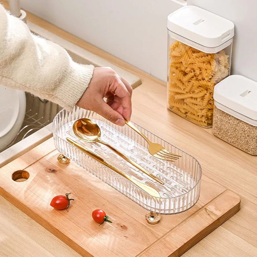 Acrylic Oval Organizer