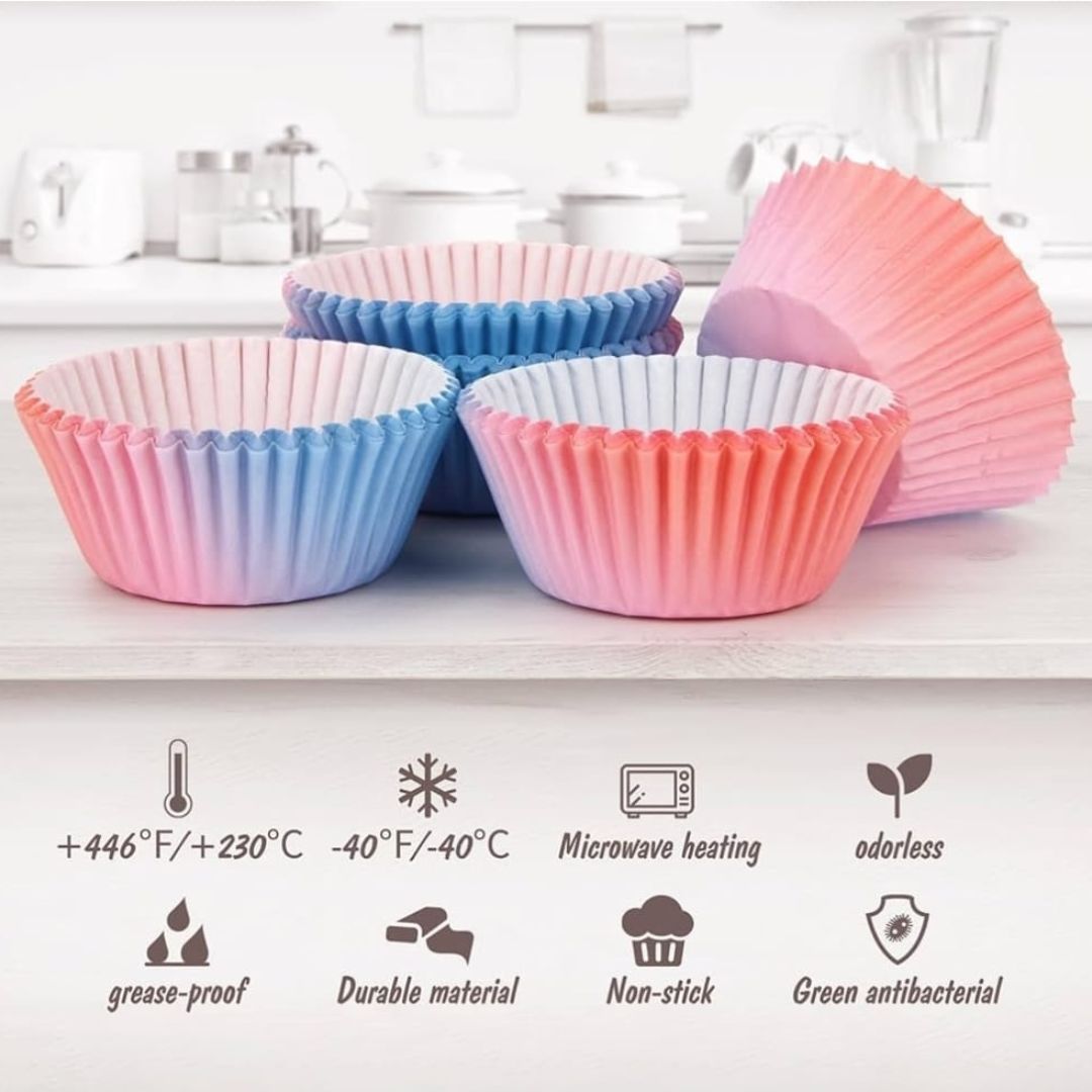 Ombre Cupcake Liner 100pc