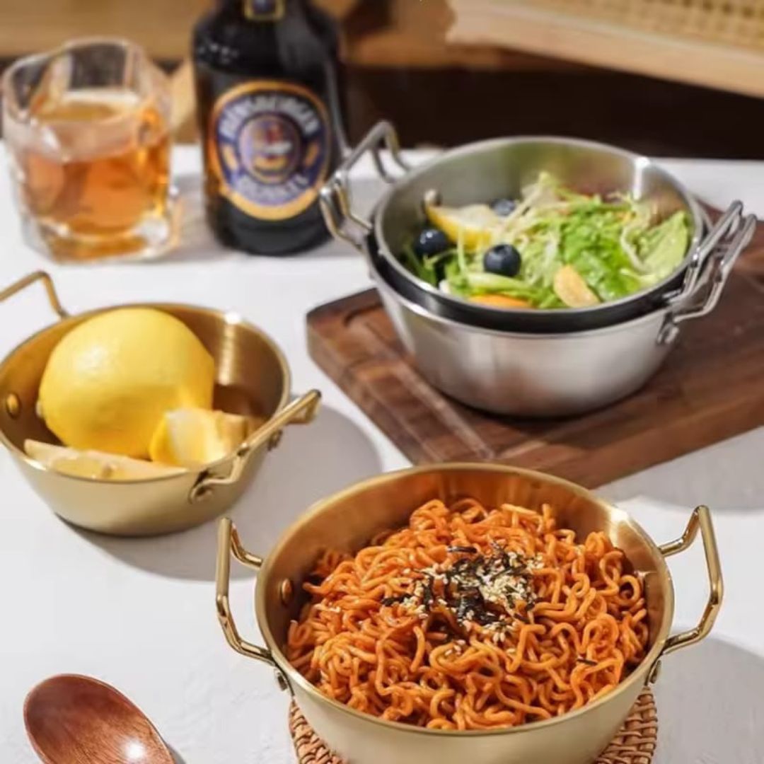 Stainless Steel Korean Dishing Bowl