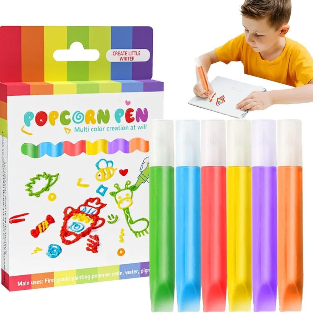 6pc Popcorn Pen
