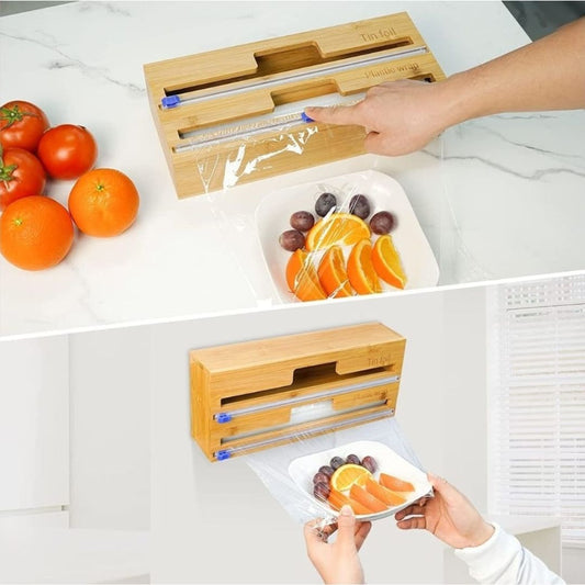 Bamboo Kitchen Dispenser