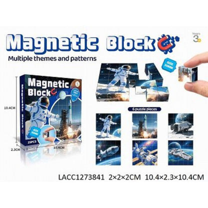 Magnetic Puzzle Blocks 25pc