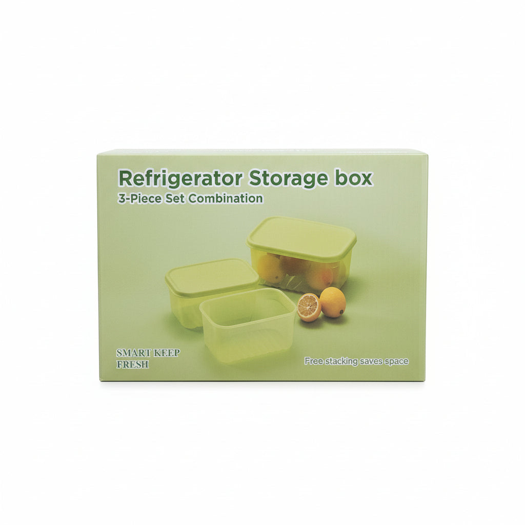 3pc Refrigerator Storage Containers
