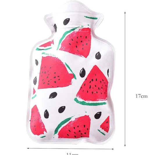 Mini Watermelon Hot Water Bottle 17x11cm