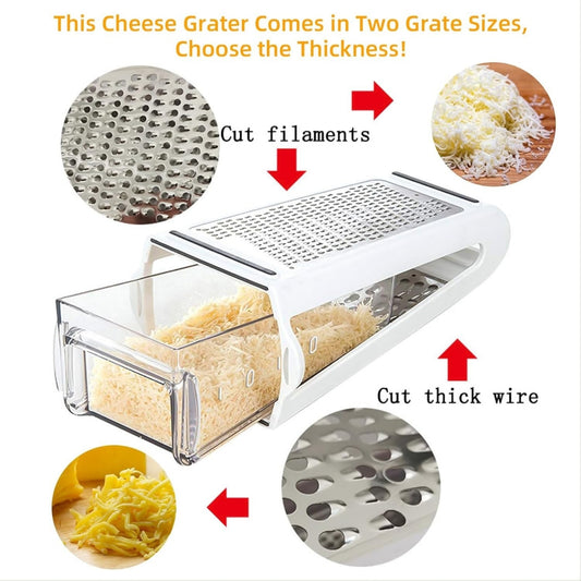 2 in 1 Grater With Container
