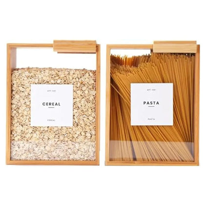 Bamboo Cereal Dispenser