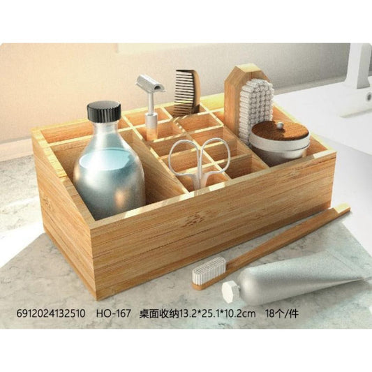 Danny Home Bamboo 12 Compartment Organiser