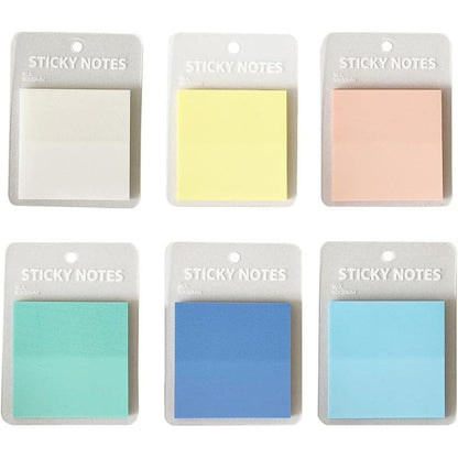 Colorful Transparent Sticky Notes 50 sheets 76mm