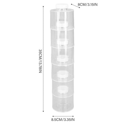 Acrylic 6pc Spice Tower
