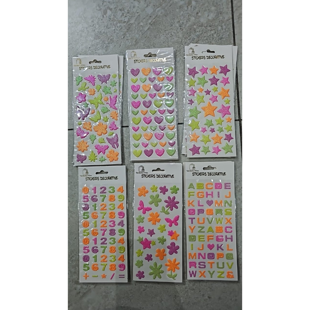 Glitter Foam Sticker