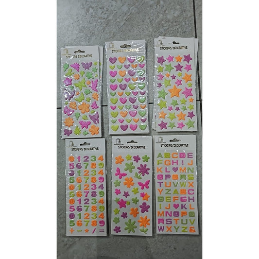 Glitter Foam Sticker