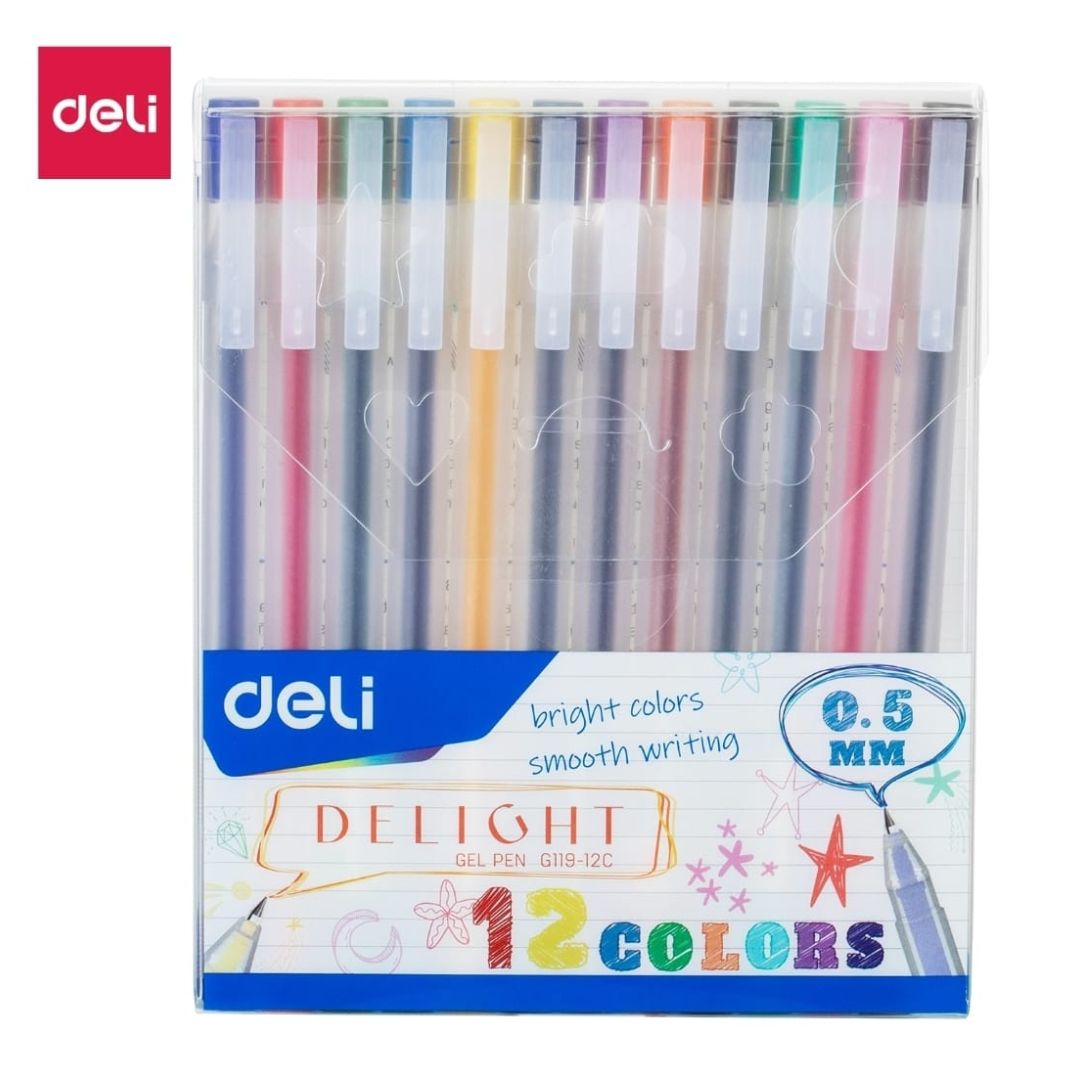 Deli Delight 12pc Gel Pen 0.5mm