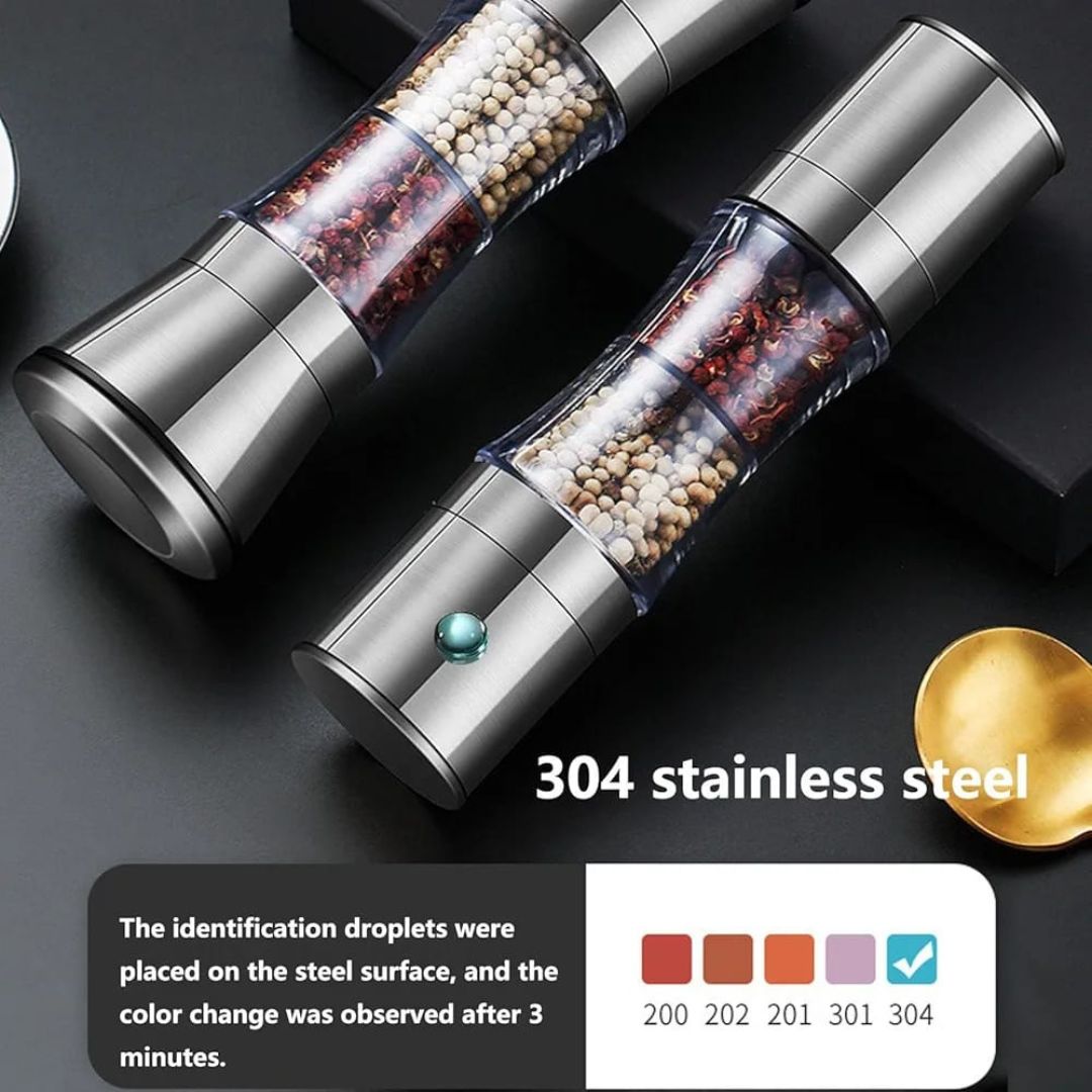 2 in 1 Manual Salt/Pepper Grinder