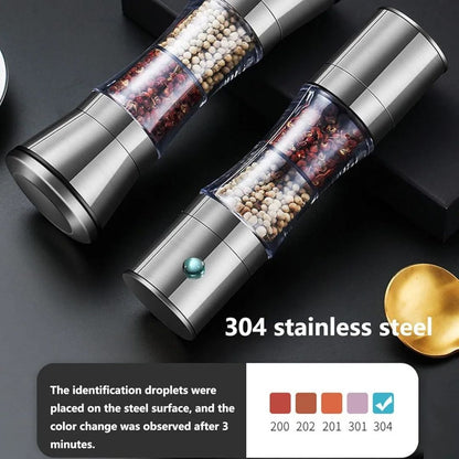 2 in 1 Manual Salt/Pepper Grinder