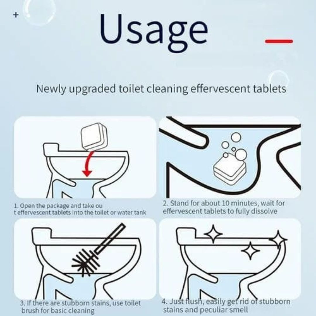 10pc Toilet Cleaning Tablet 20g