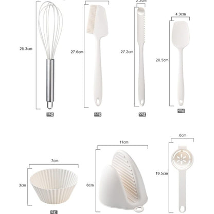 22pc Silicone Baking Set