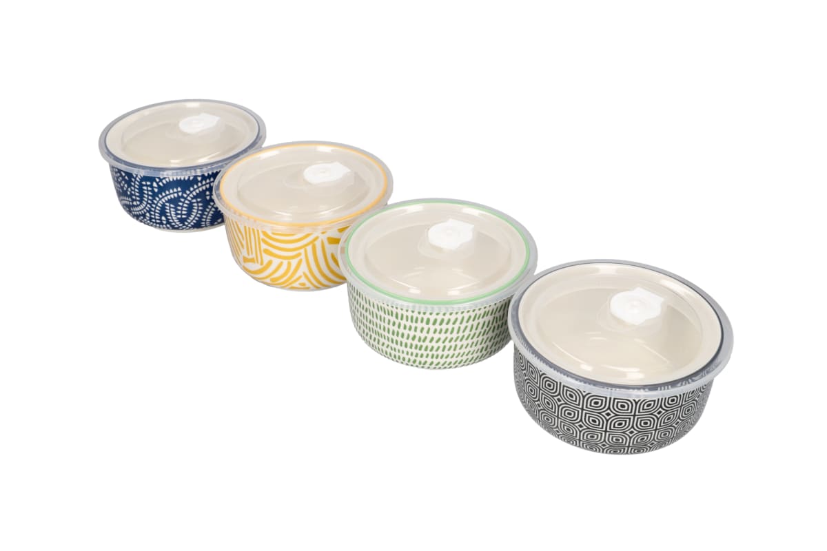 Danny Home Porcelain Bowl With Lid 14cm