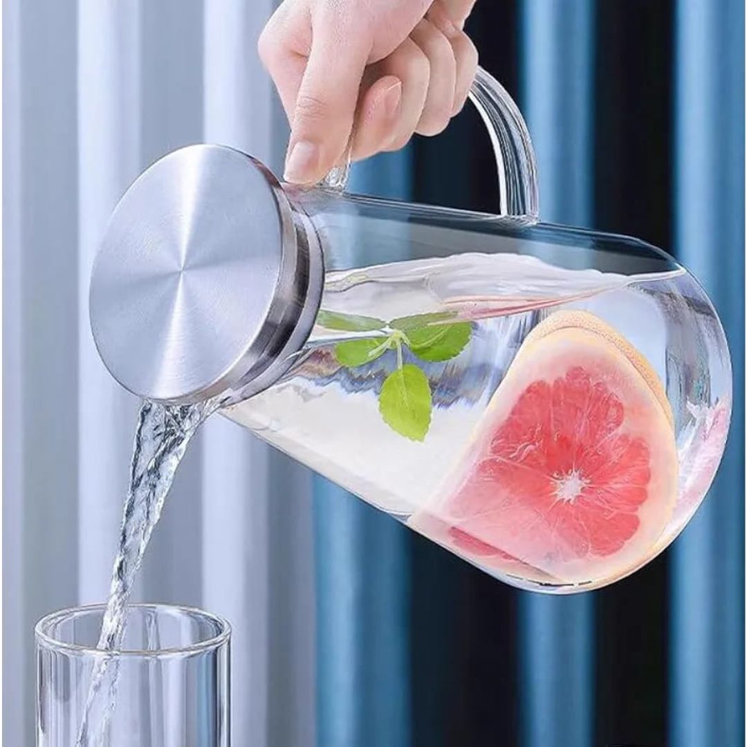 Cone Shaped Glass Teapot