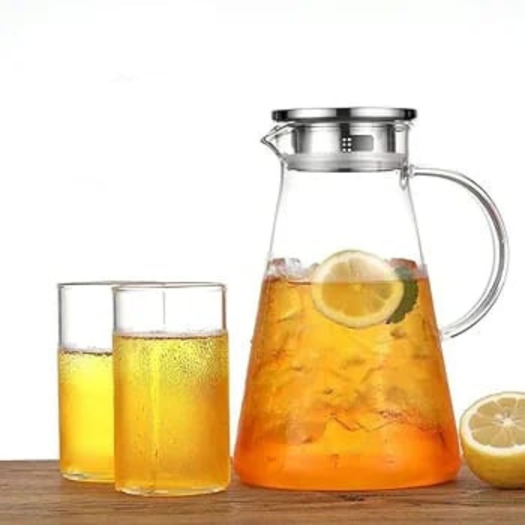 Cone Shaped Glass Teapot