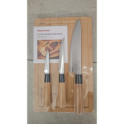 Danny Home 4pc Chopping Board Set