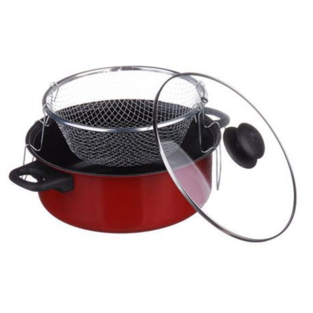 Strainer Pot Red- 26cm