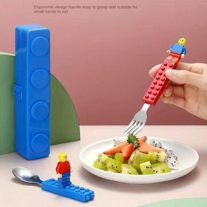 2pc Lego Cutlery Set