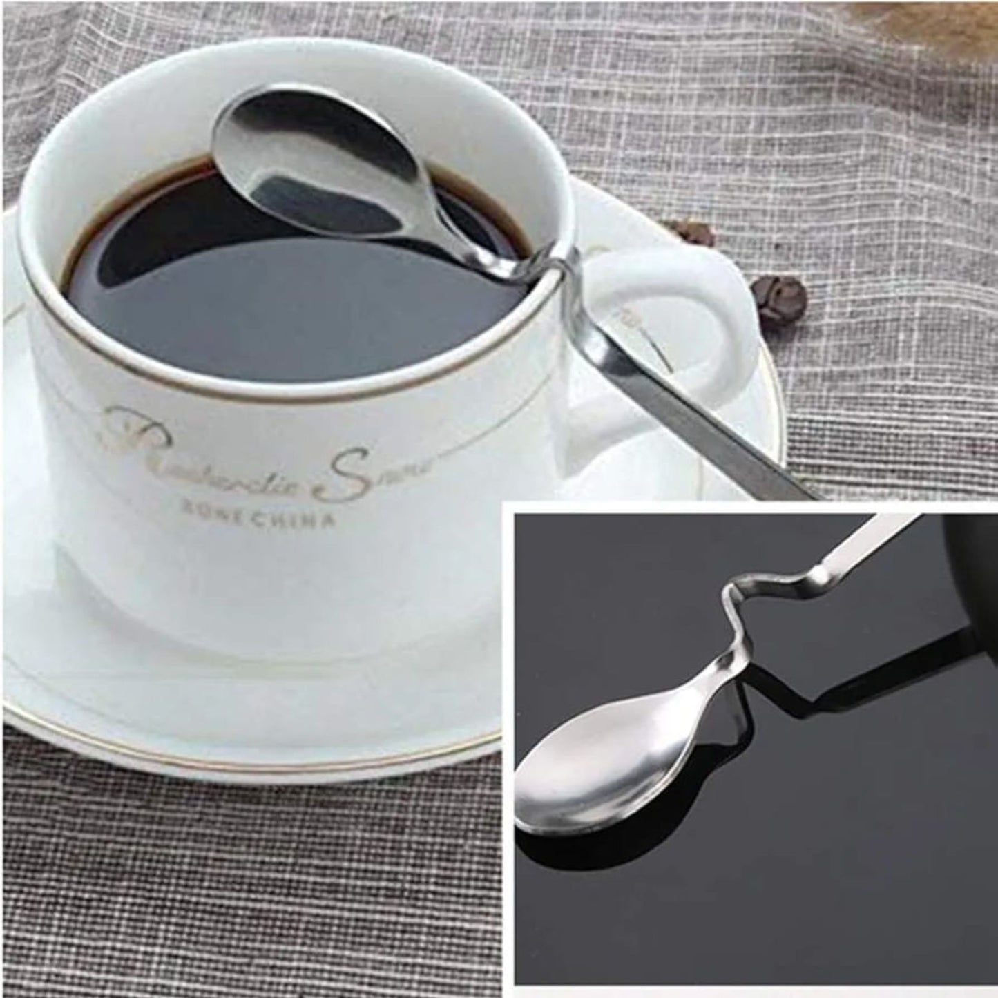 6pc Wavy Teaspoon