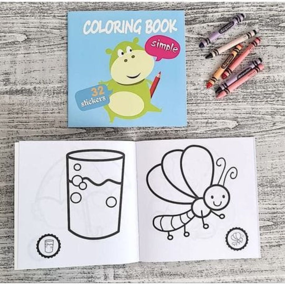 Colouring Book With 32 Stickers
