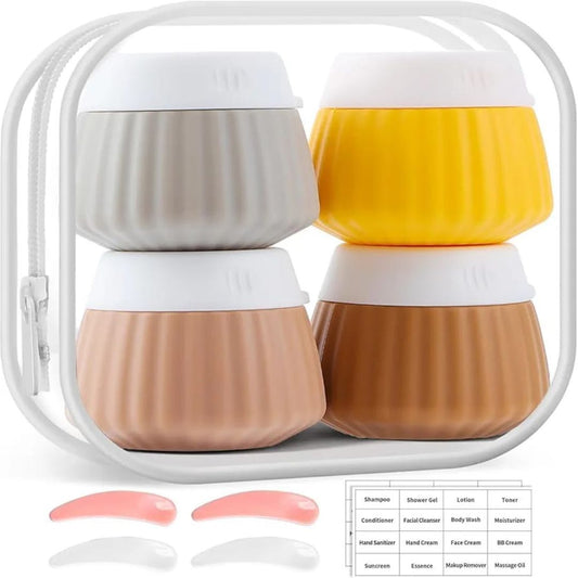 4pc Silicone Travel Jars 40ml