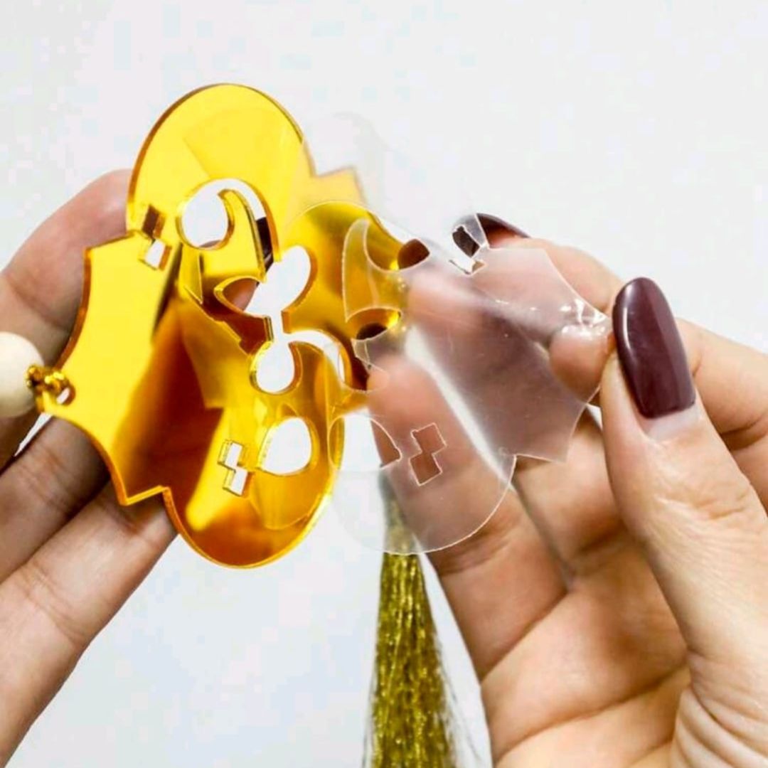 2pc Acrylic Tea And Coffee Flask Tag