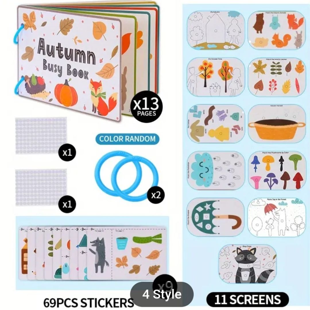 Kids Sensory Season Book