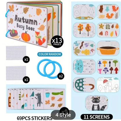 Kids Sensory Season Book