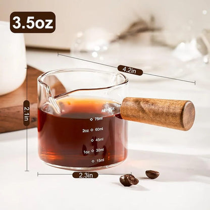 Borosilicate Mini Glass Measuring Jug 75ml