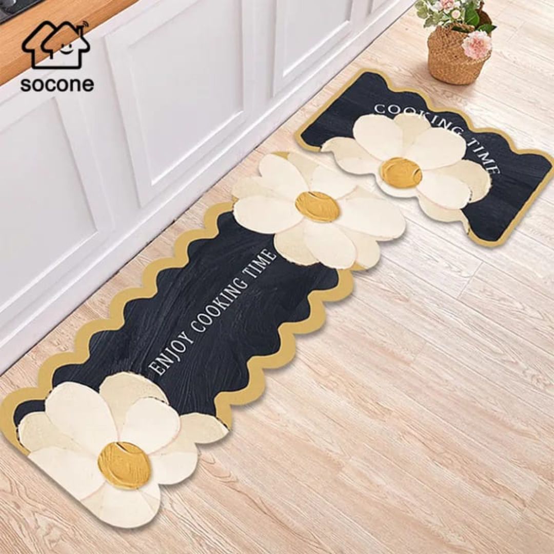 Large 2pc Rubber Kitchen Mat