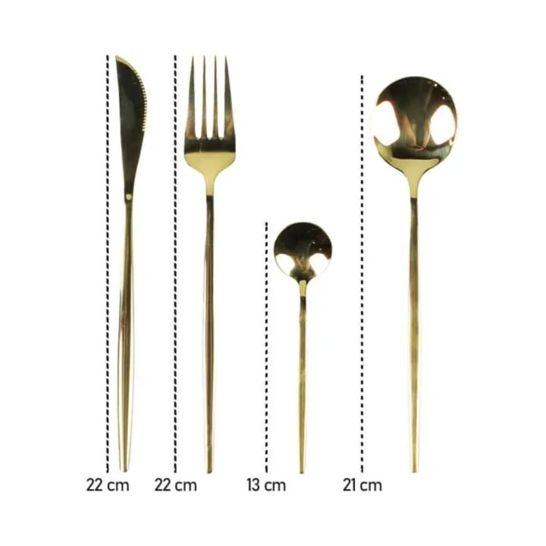 24pc Stainless Steel Utensil