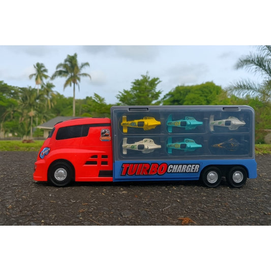 Turbo Truck With 6 Racing Cars