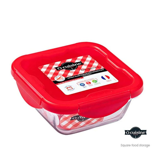 Cuisine Airtight Glass Storage With Flaps- 800ml