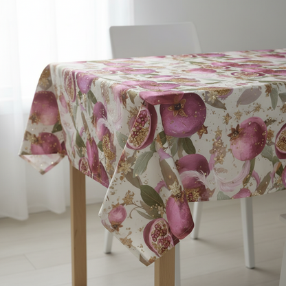 Exclusive Matt Table Cloth Arabic/Pomegranate