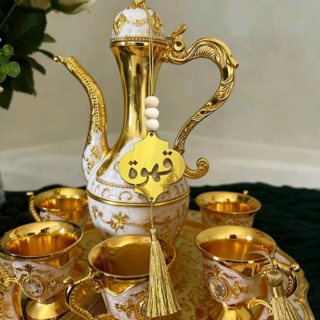 2pc Acrylic Tea And Coffee Flask Tag