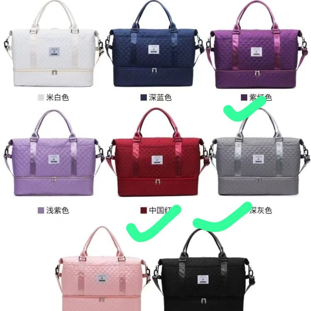 Large Stitched Duffle Bag