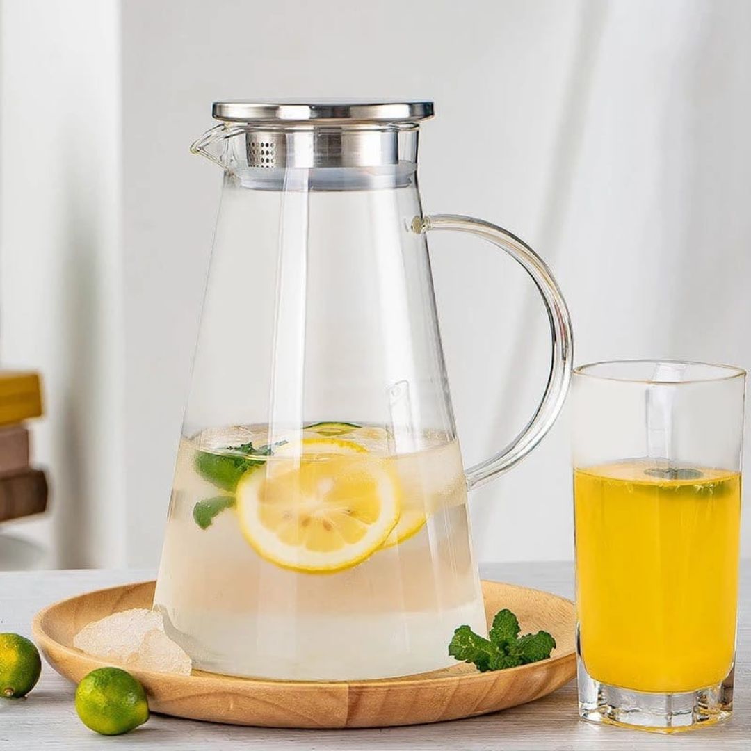 Cone Shaped Glass Teapot