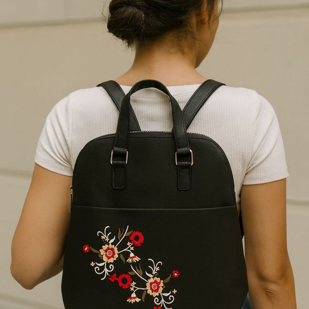 Embroidered Backpack