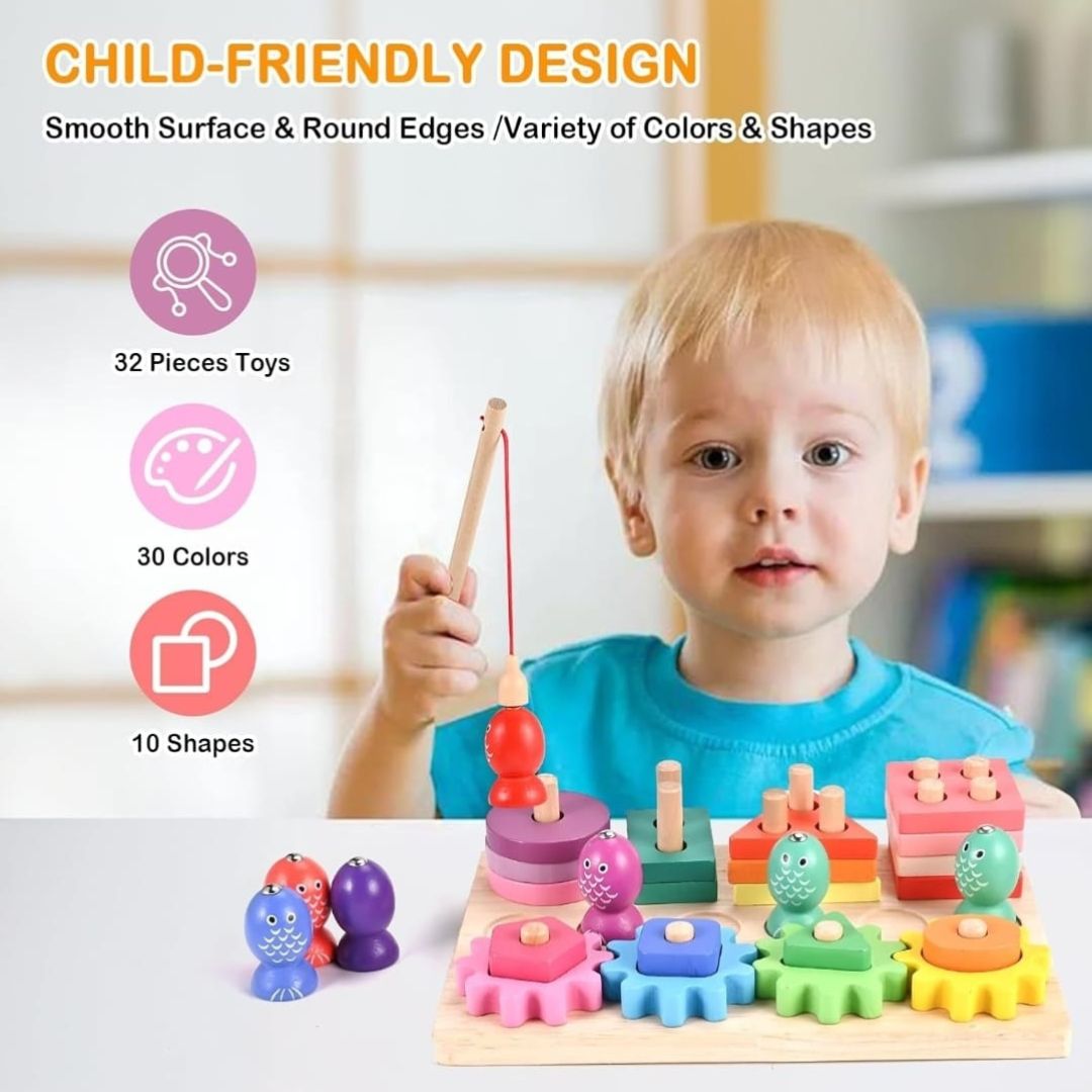 Danny Home 3 In 1 Fishing Set- Shapes