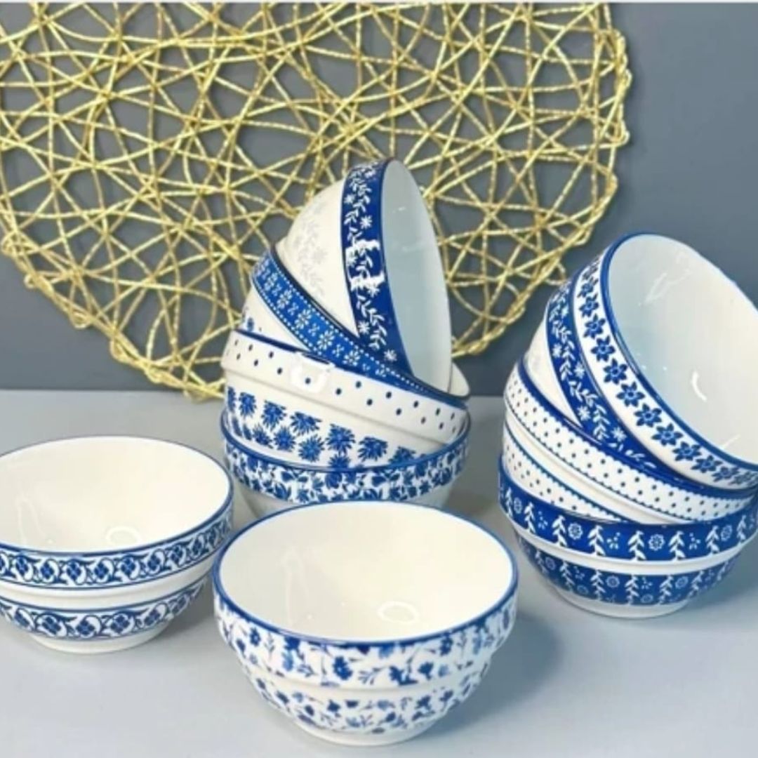Danny Home 10pc Blue Bohemian Bowls