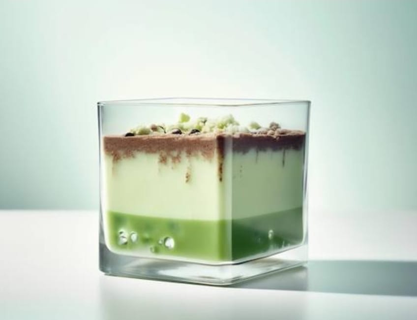 6pc Glass Square Dessert Bowl