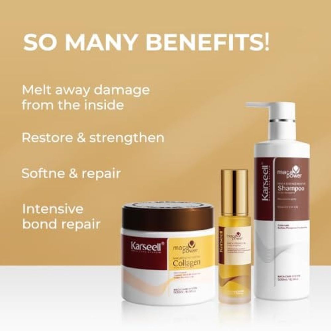 Karseel Gift Set 1 Shampoo,Mask,Oil